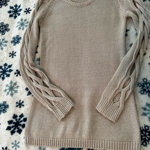Venus Sweater with cutout sleeves. Like new (worn once)